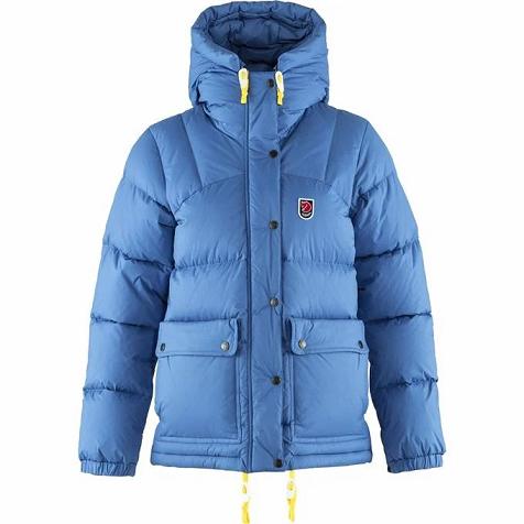 Fjällräven Women Expedition Down Jacket Blue PH339166 Philippines